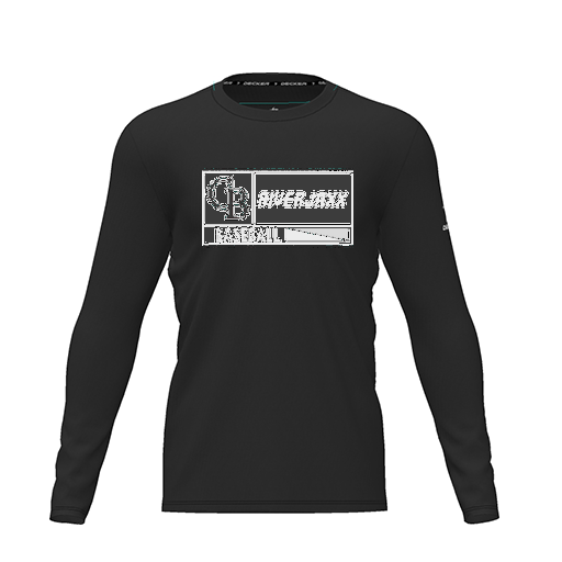 [CUS-DRIF-TEES-PER-CNK-LSL-BLK-YXS-LOGO2] Dri Fit Performance T-Shirt (Youth XS, Black, Logo 2, Long Sleeve)
