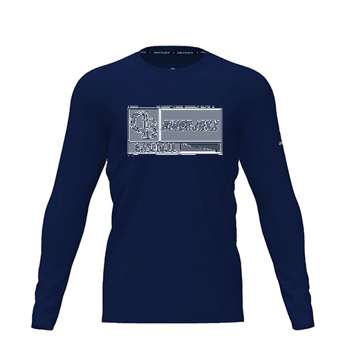 [FTLCDFNV-YXS-LOGO2] Dri Fit Performance T-Shirt (Youth XS, Navy, Logo 2, Long Sleeve)