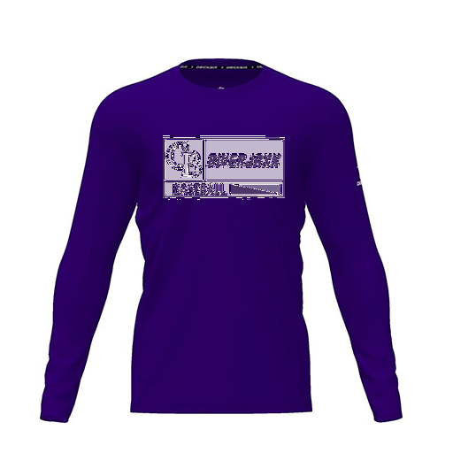 [FTLCDFPP-YXS-LOGO2] Dri Fit Performance T-Shirt (Youth XS, Purple, Logo 2, Long Sleeve)