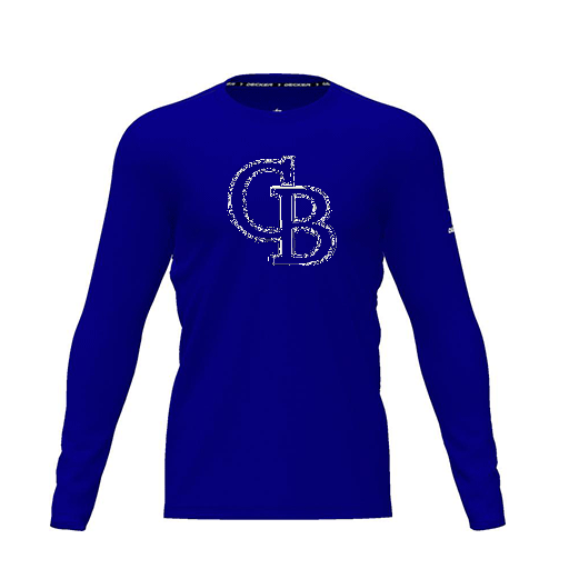 [FTLCDFRY-YXS-LOGO3] Dri Fit Performance T-Shirt (Youth XS, Royal, Logo 3, Long Sleeve)
