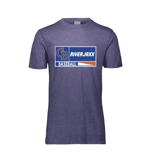 [FTSCUBRY-AS-LOGO2] Decker Men's Tri-Blend T-Shirt - Short Sleeve (Adult S, Royal, Logo 2)