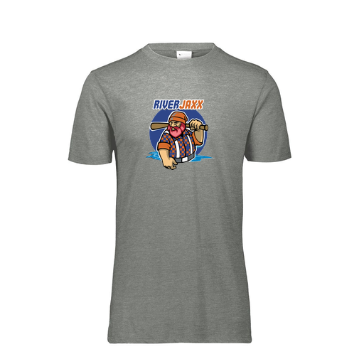 [FTSCUBGY-AS-LOGO1] Decker Men's Tri-Blend T-Shirt - Short Sleeve (Adult S, Gray, Logo 1)