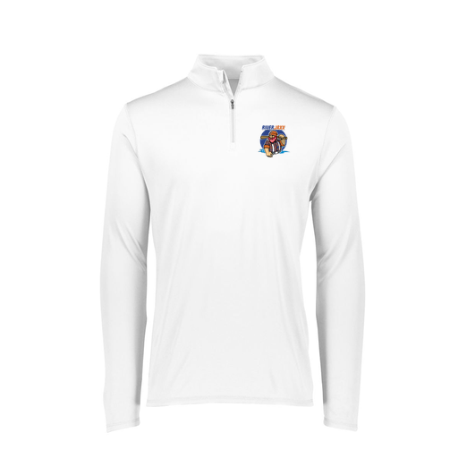 [FTLQFLWH-FAXS-LOGO1] Decker Women's Flex-Lite 1/4 Zip Shirt (Female Adult XS, White, Logo 1)