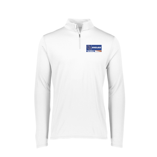 [FTLQFLWH-FAXS-LOGO2] Decker Women's Flex-Lite 1/4 Zip Shirt (Female Adult XS, White, Logo 2)