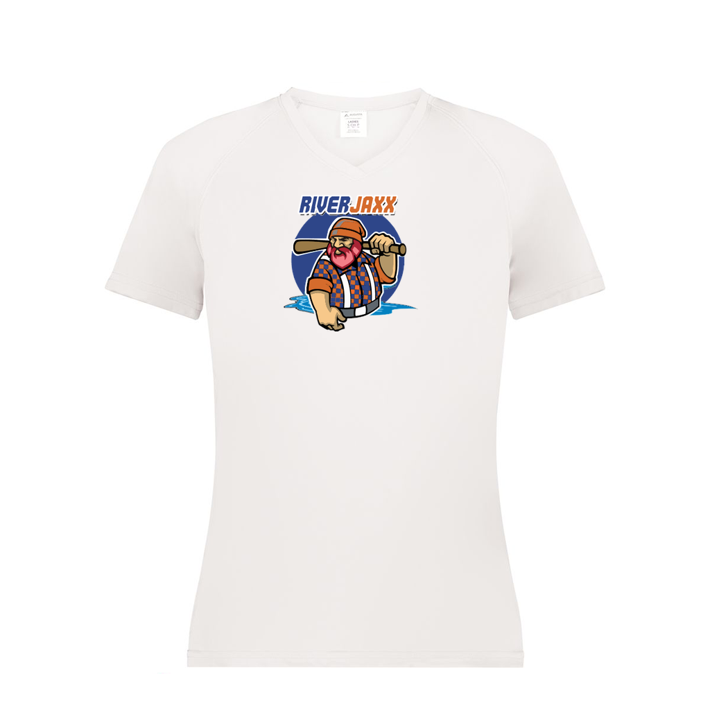 Ladies Smooth Sport V-Neck T-Shirt