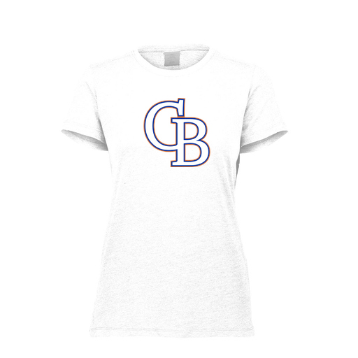 [FTSCUBWH-FAXS-LOGO3] Decker Women's Tri-Blend T-Shirt - Short Sleeve (Female Adult XS, White, Logo 3)