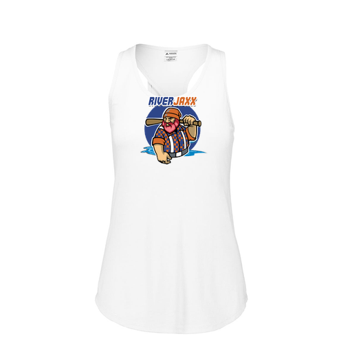 [3078.005.S-LOGO1] Ladies Tri Blend Tank Top (Female Adult S, White, Logo 1)