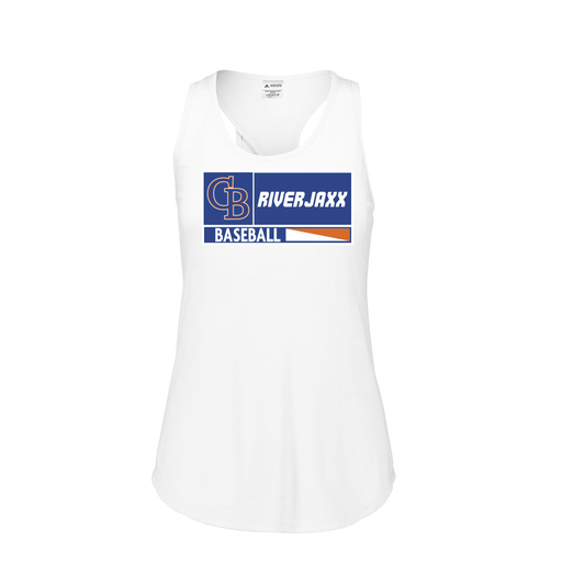 [3078.005.S-LOGO2] Ladies Tri Blend Tank Top (Female Adult S, White, Logo 2)