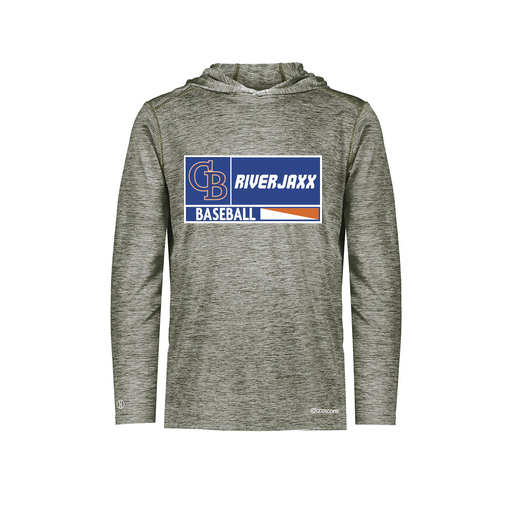 [FOLHCGGY-AS-LOGO2] Decker Men's Charge Hoodie (Adult S, Gray, Logo 2)