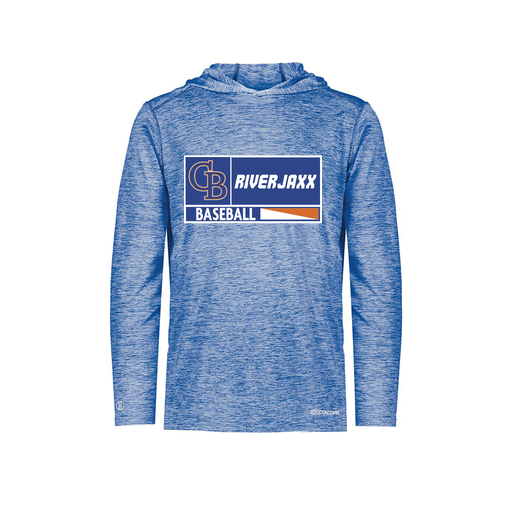 [FOLHCGRY-YS-LOGO2] Decker Youth Charge Hoodie (Youth S, Royal, Logo 2)