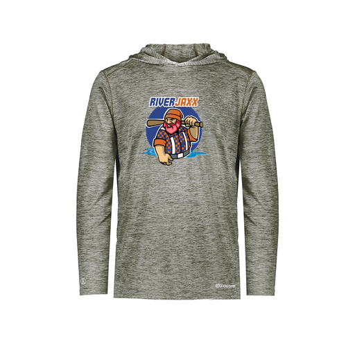 [FOLHCGGY-YS-LOGO1] Decker Youth Charge Hoodie (Youth S, Gray, Logo 1)