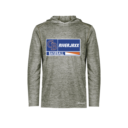 [CUS-DFW-CHGHOOD-PER-LSL-GRY-YS-LOGO2] Youth Charge Hoodie (Youth S, Gray, Logo 2)