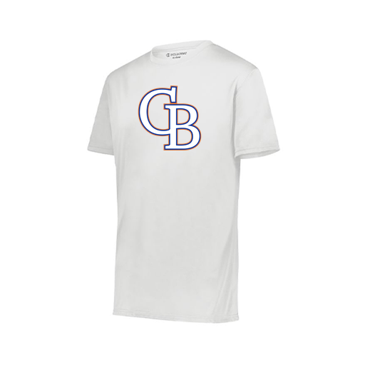 [222818.005.S-LOGO3] Men's Movement Dri Fit Shirt (Adult S, White, Logo 3)