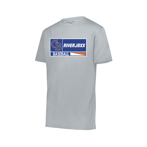 [222818.099.S-LOGO2] Men's Movement Dri Fit Shirt (Adult S, Silver, Logo 2)