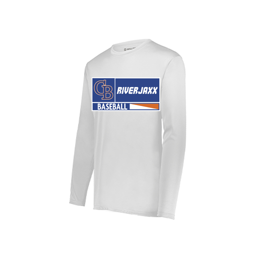[222822.005.XS-LOGO2] Men's LS Smooth Sport Shirt (Adult XS, White, Logo 2)