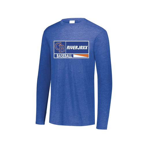[3075.U55.XS-LOGO2] Men's LS Ultra-blend T-Shirt (Adult XS, Royal, Logo 2)