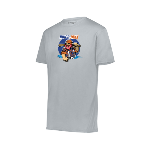 [222819.099.XXS-LOGO1] Youth Movement Dri Fit Shirt (Youth XXS, Silver, Logo 1)