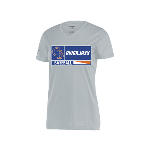 [222820.099.S-LOGO2] Ladies Movement Dri Fit Shirt (Female Adult S, Silver, Logo 2)
